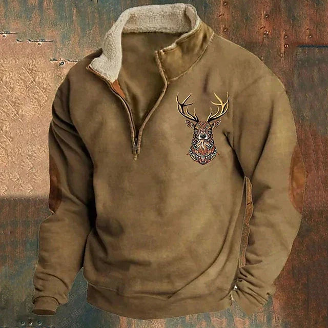 Salvatore | Pullover mit Viertel-Reißverschluss