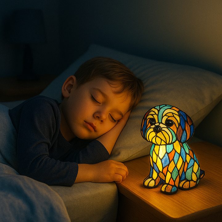 LumiDog | Handgefertigte Lampe mit warmem Umgebungslicht