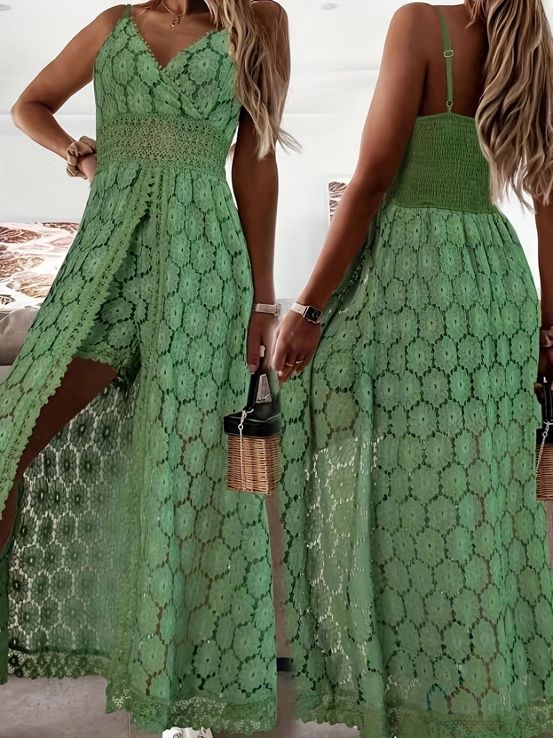 Danica | Eleganter Spitzen-Jumpsuit