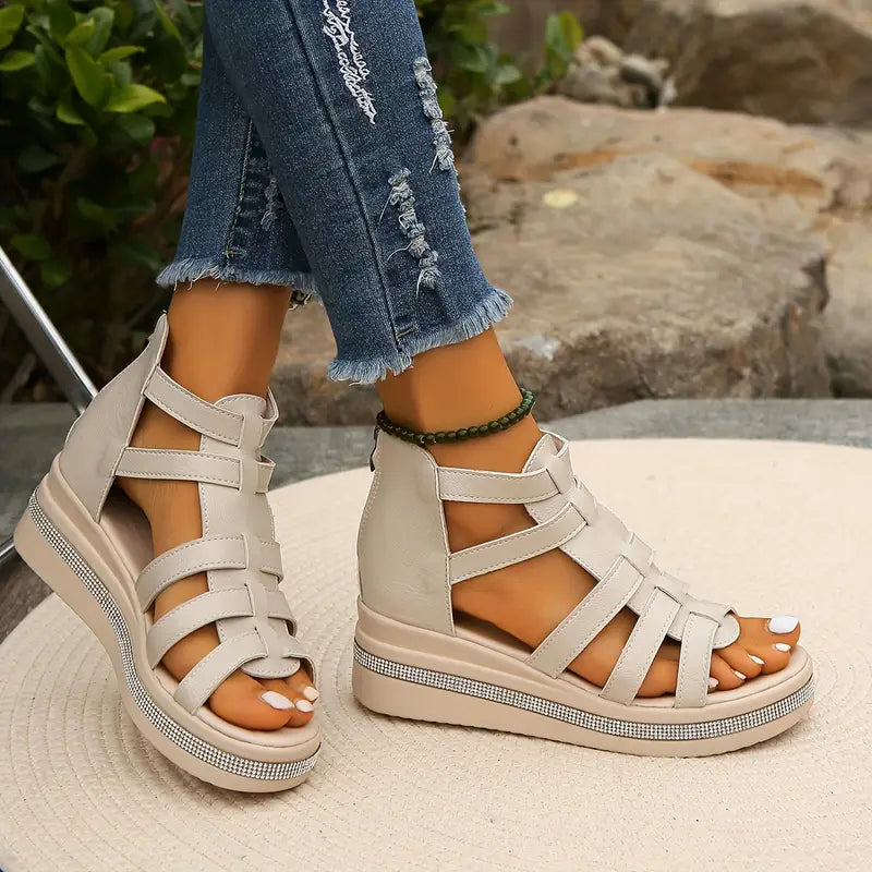 Yara | Elegante Keilsandalen
