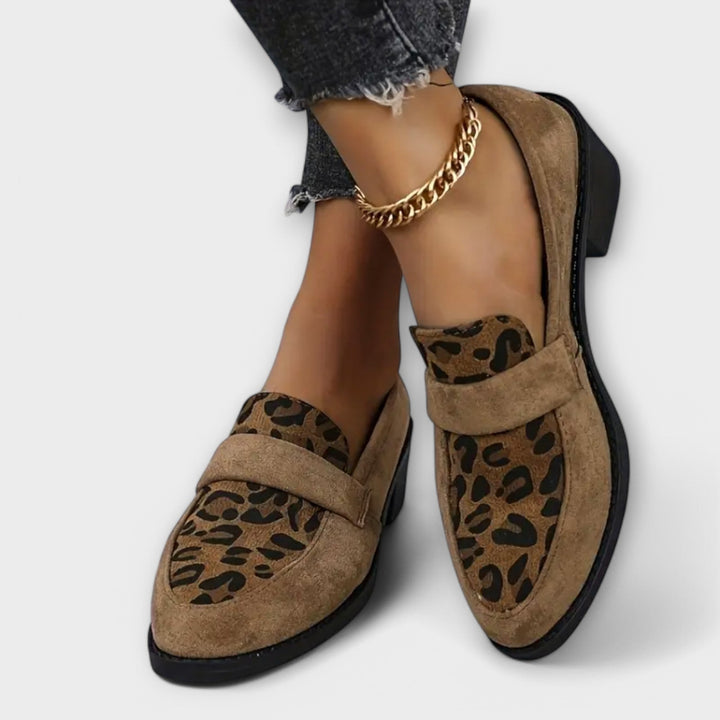 Stefanie | elegante Damenschuhe mit Leopardenmuster
