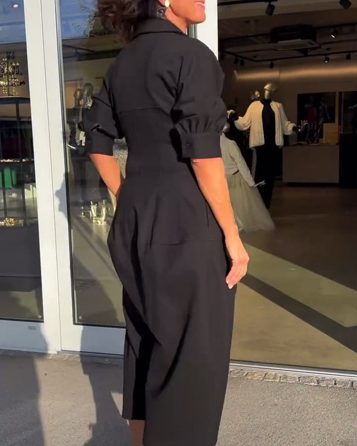Kianna | Bequemes Langes Kleid