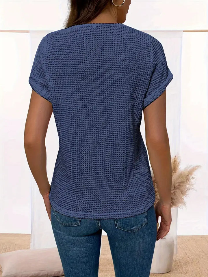 Hallie | Schickes Shirt mit Rundhalsausschnitt aus Spitze