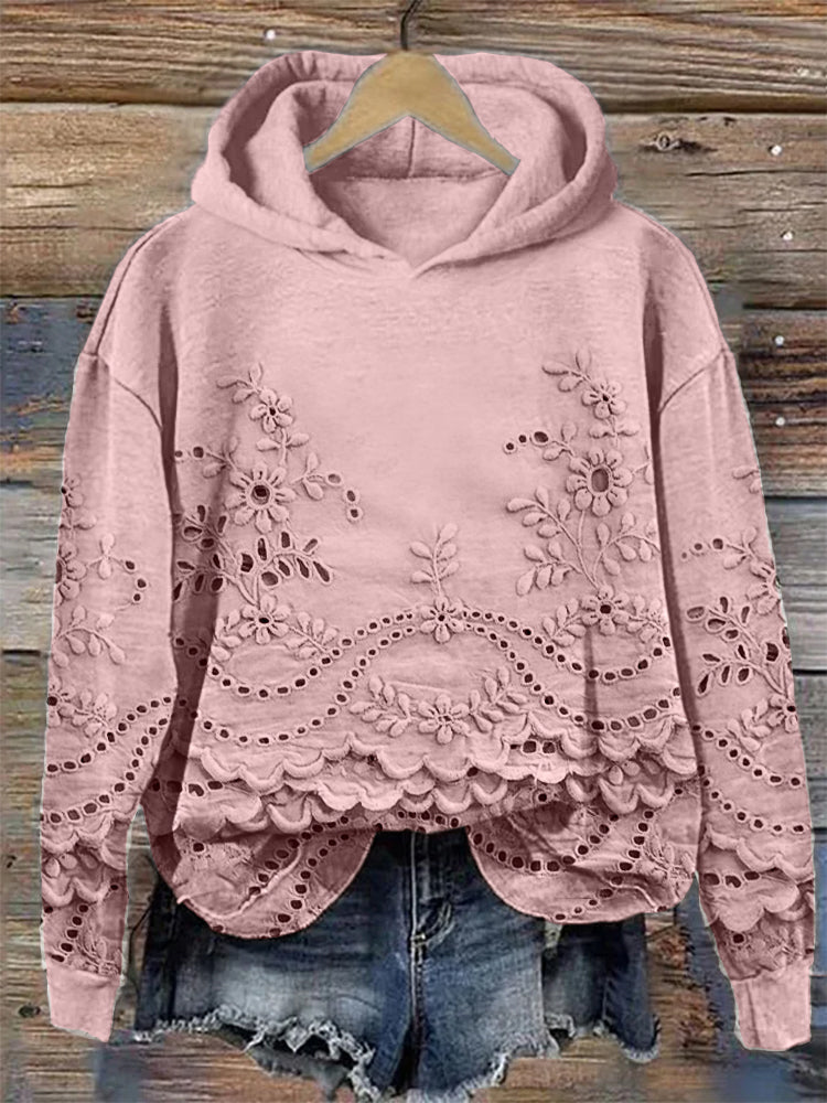 Rizza | Vintage Bedruckter Hoodie