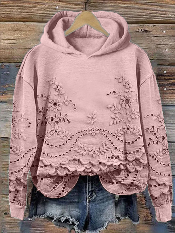 Rizza | Vintage Bedruckter Hoodie