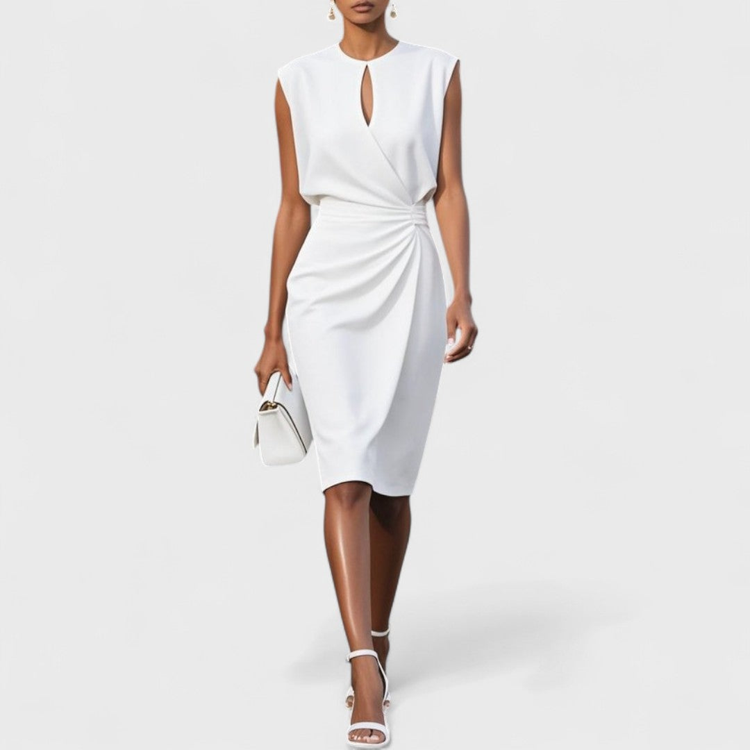 Lucia | Elegantes Modernes Midi-Kleid