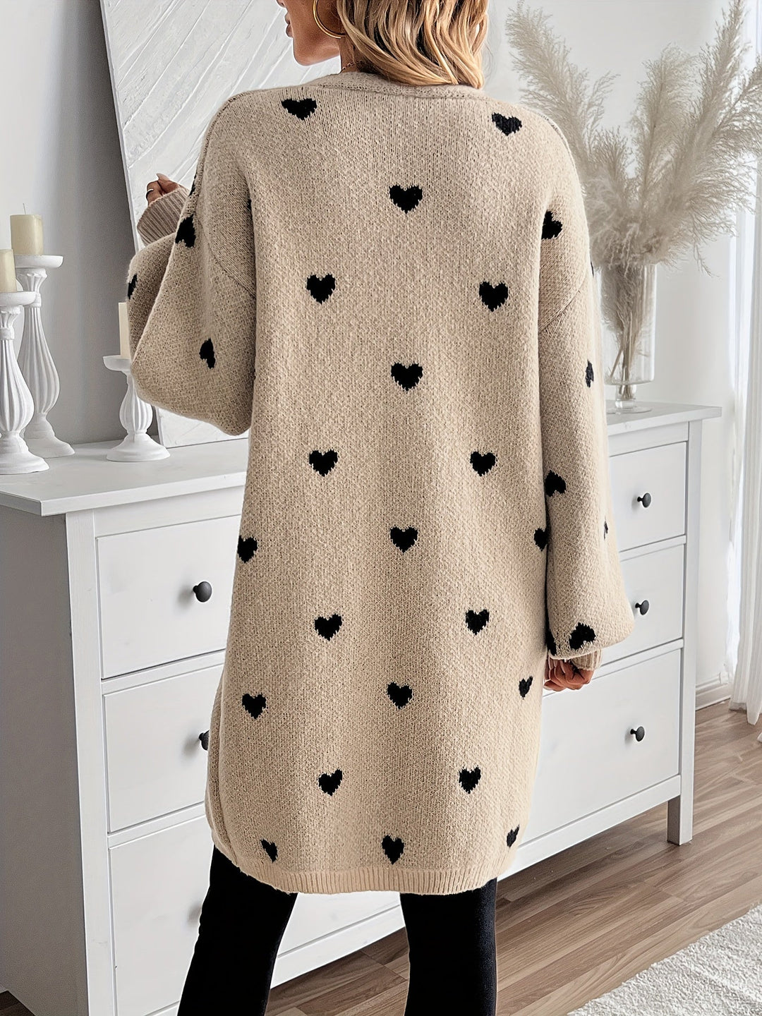 Ruth | Herz Strickjacke