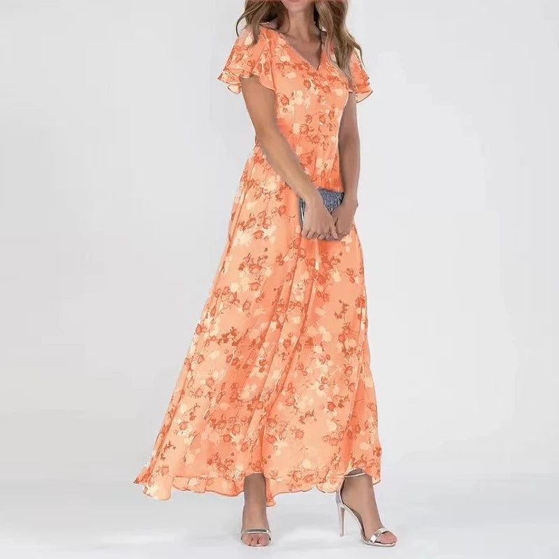 Ezra | Glamouröses Kleid mit Bauchbedeckung