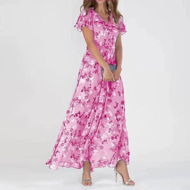 Ezra | Glamouröses Kleid mit Bauchbedeckung