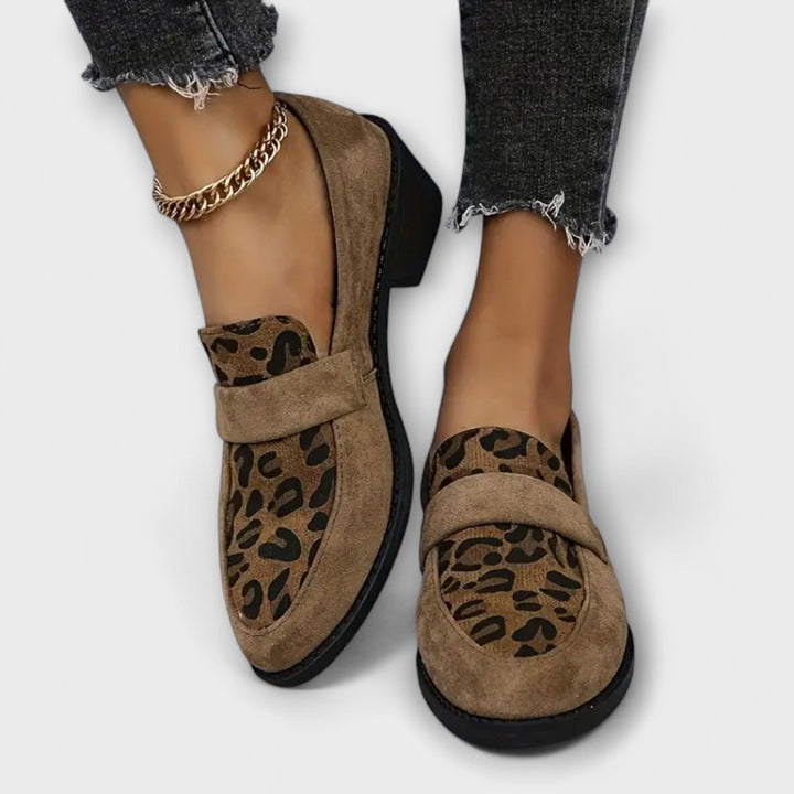 Stefanie | elegante Damenschuhe mit Leopardenmuster
