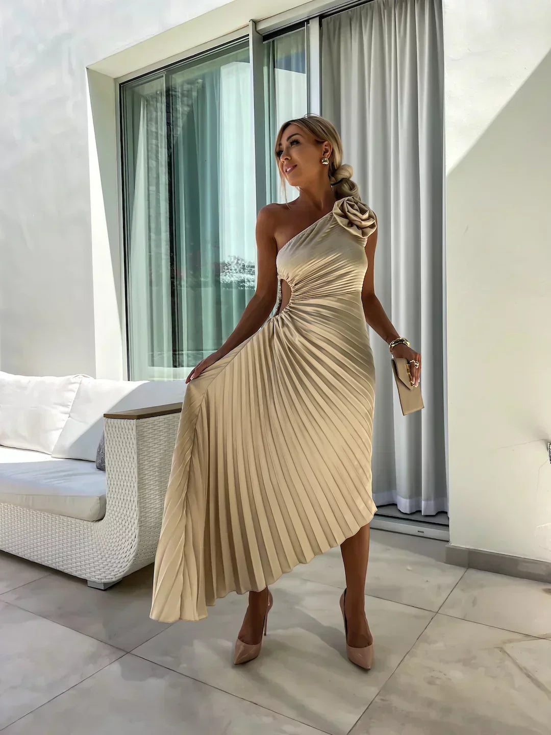 Cecile | Romantisches Blumenkleid