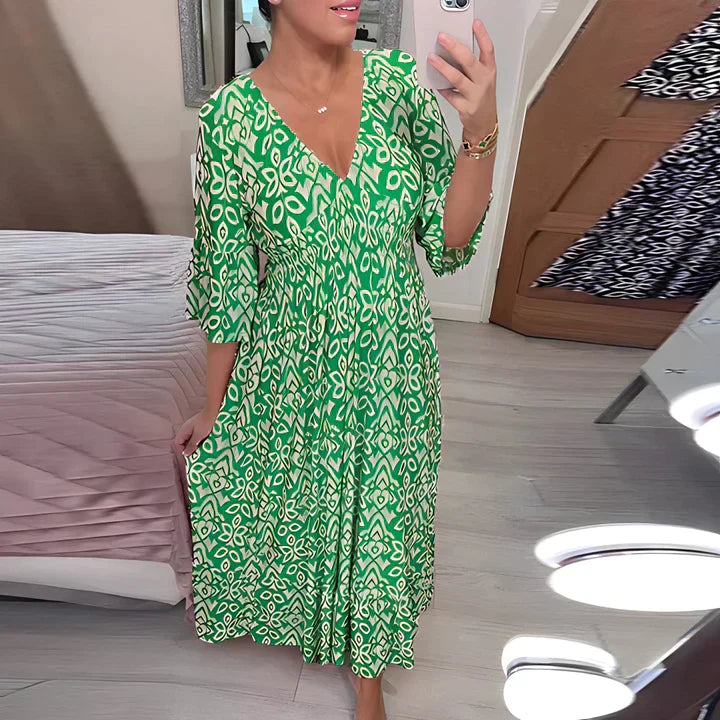 Brylee | Luftiges Sommerkleid mit V-Ausschnitt