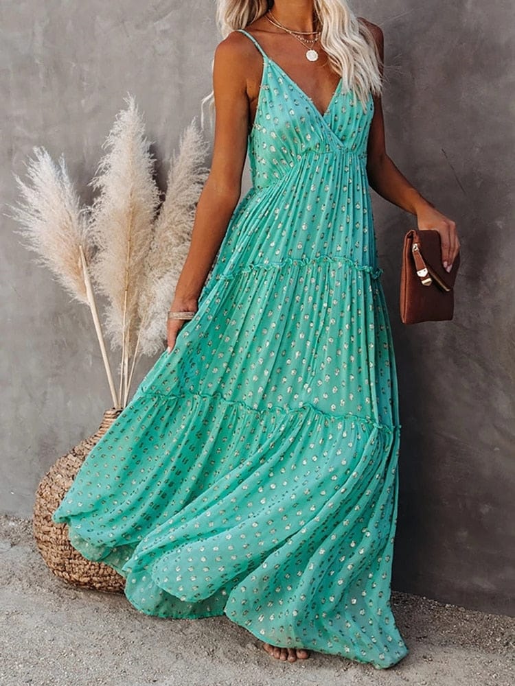 Morgan | Maxikleid mit V-Ausschnitt