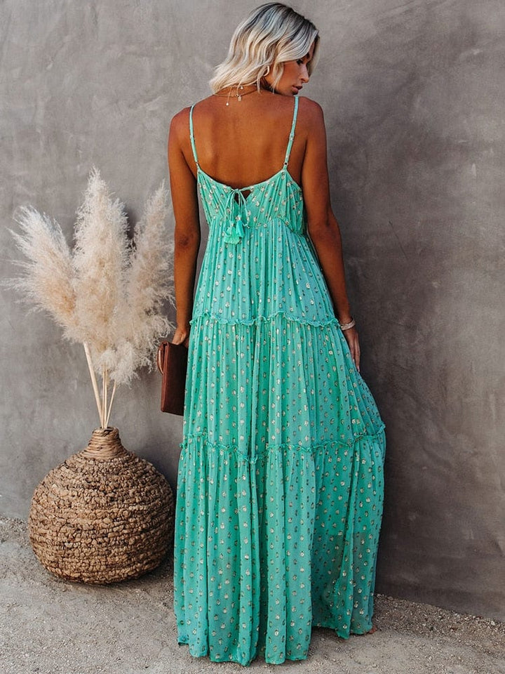 Morgan | Maxikleid mit V-Ausschnitt
