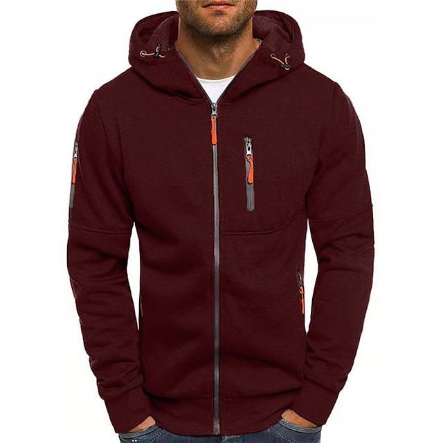 Roy | Kapuzenjacke mit Reißverschluss