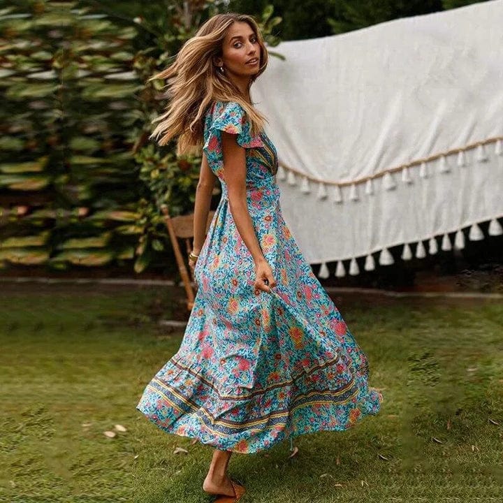 Lucille | Maxikleid mit hohem Schlitz