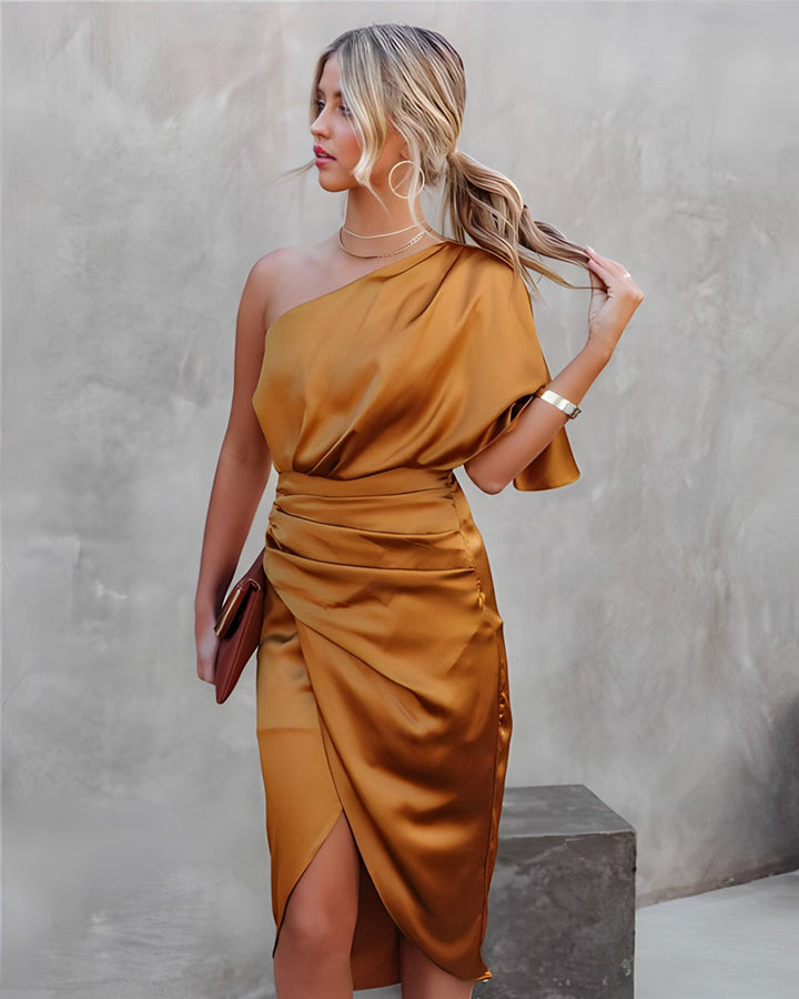 Malloryn | Elegantes Seiden-Abendkleid