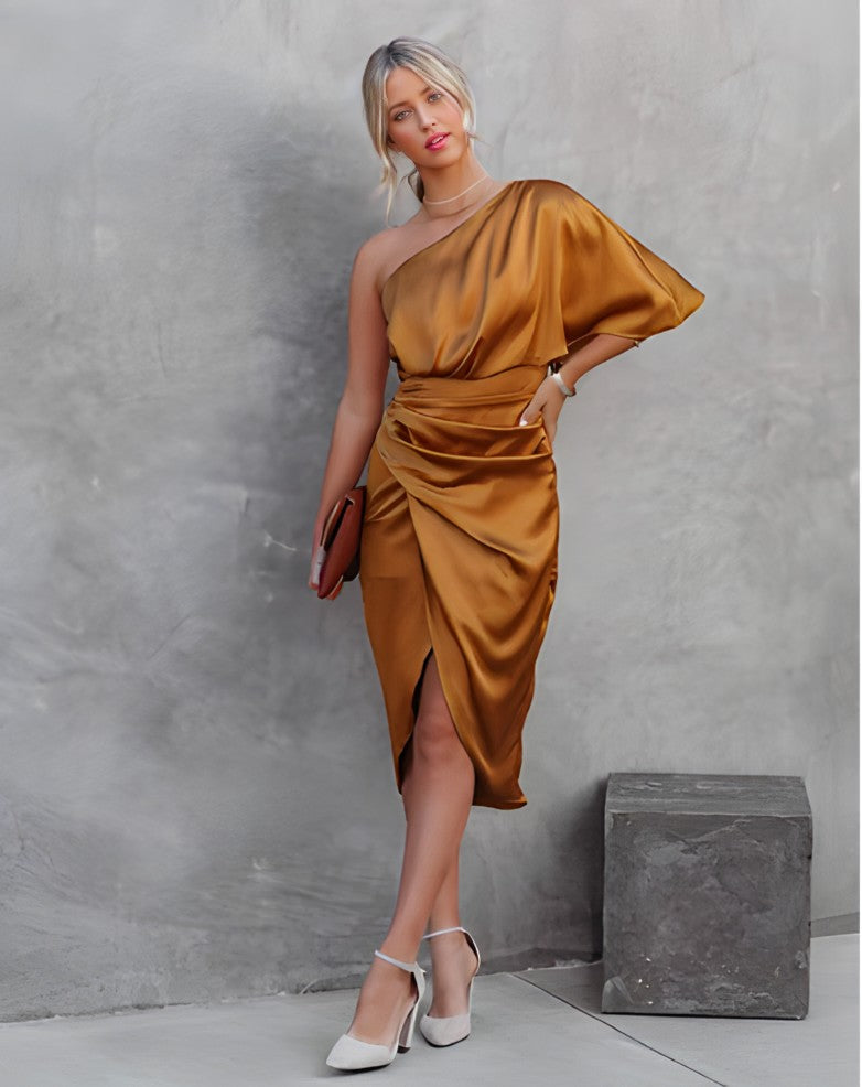Malloryn | Elegantes Seiden-Abendkleid