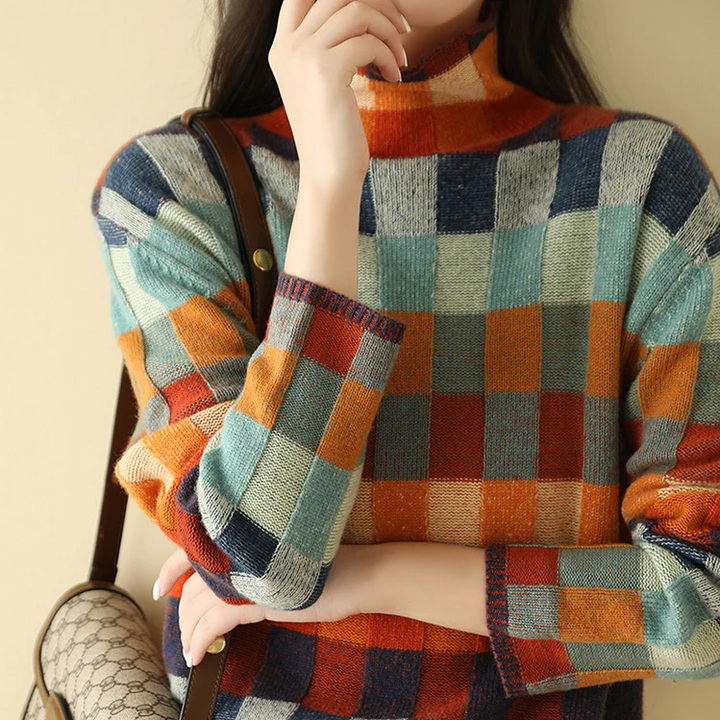 Shannen | Bunter Strickpullover