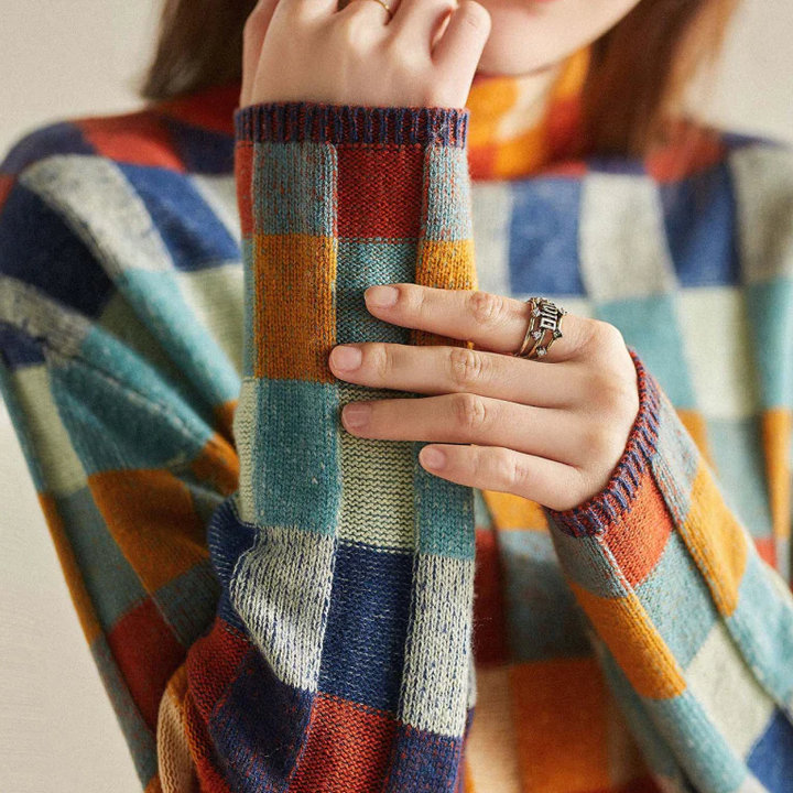 Shannen | Bunter Strickpullover