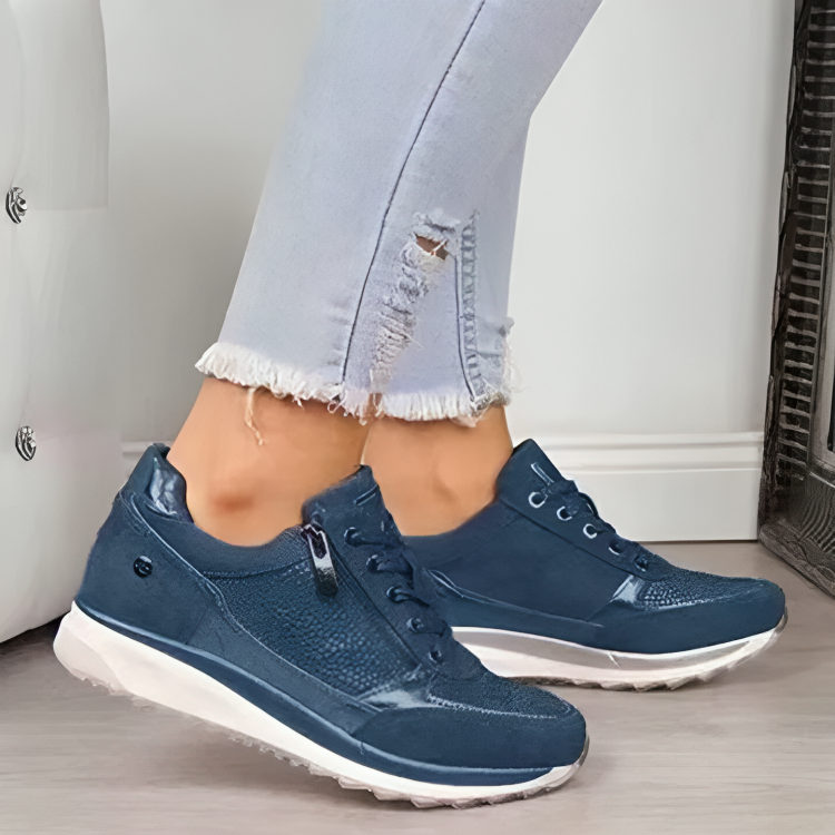 Berta | Ortopädische Turnschuhe mit Reißverschluss