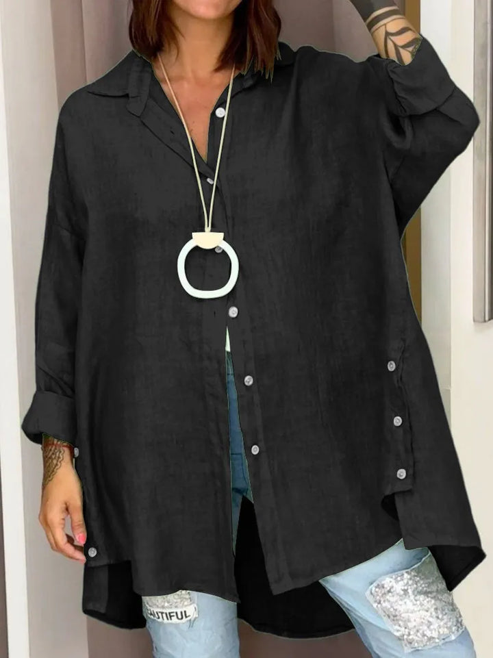 Shien | Übergroßes Button-Up-Shirt