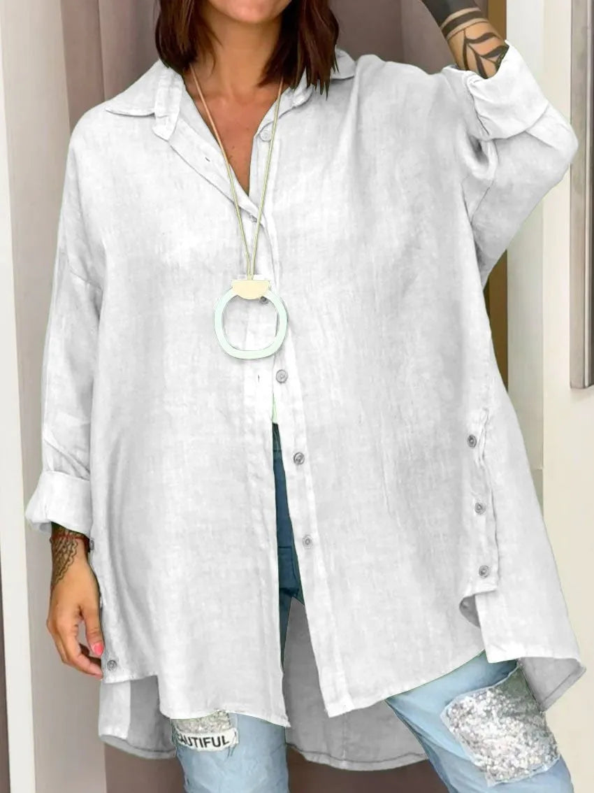 Shien | Übergroßes Button-Up-Shirt