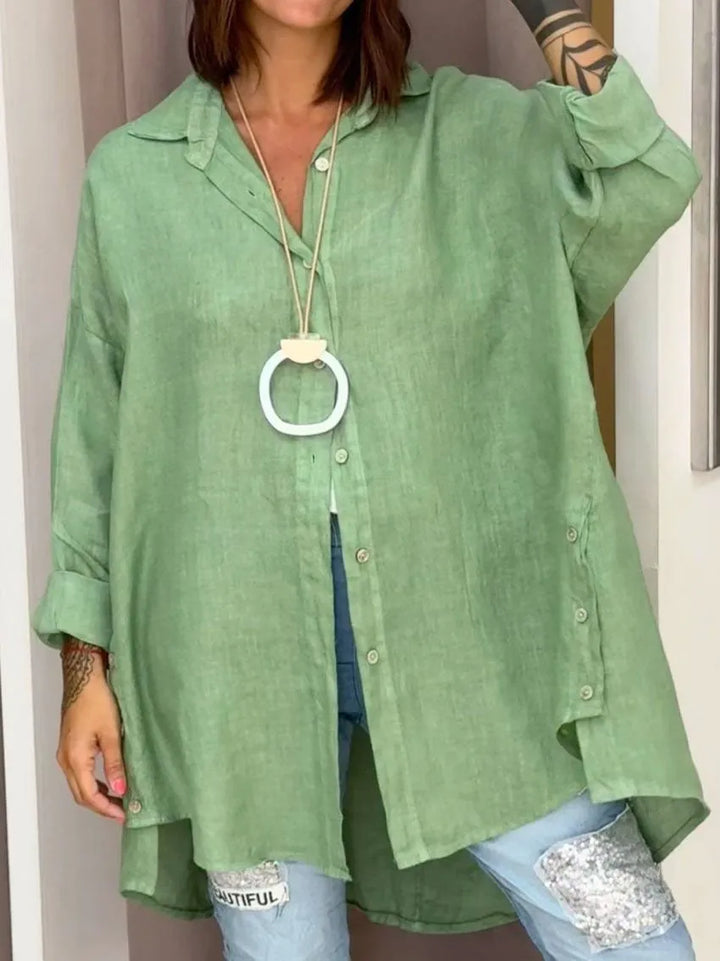 Shien | Übergroßes Button-Up-Shirt