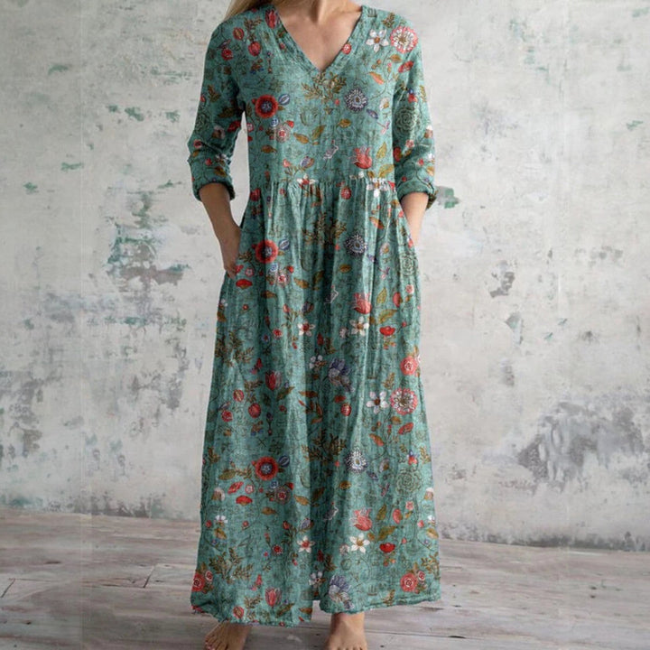 Anaya | Elegantes Blumenkleid in Premiumqualität
