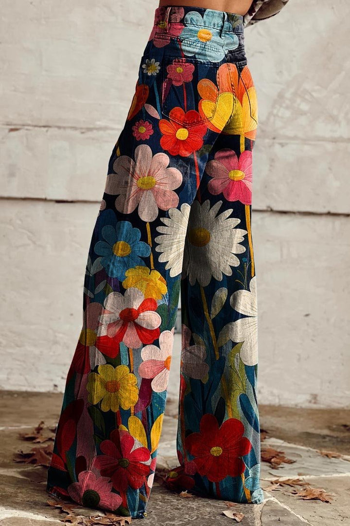 Cali | Boho Vintage Blumenhose