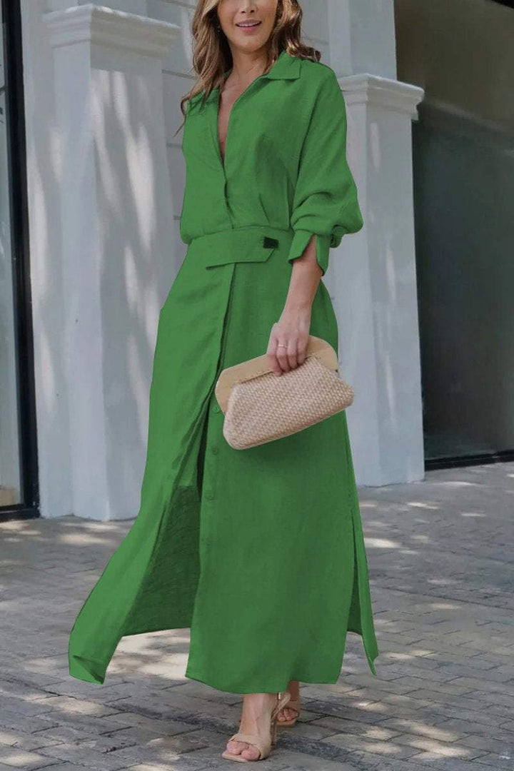 Graciela | Maxikleid mit V-Ausschnitt