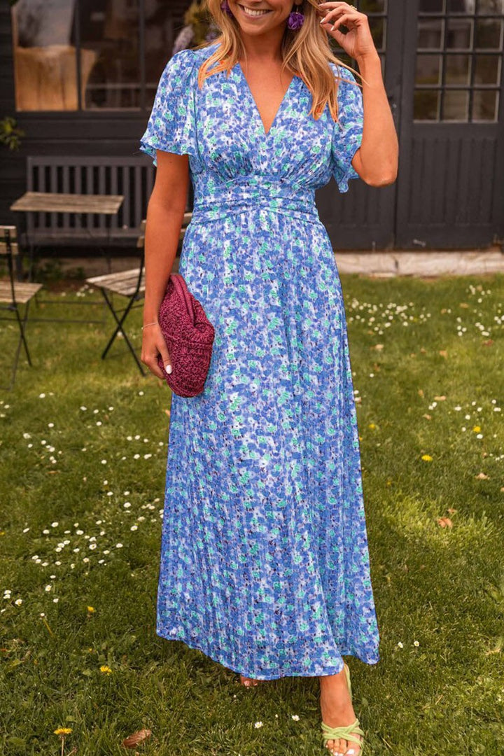 Ellery | Langes Kleid mit Blumenmuster