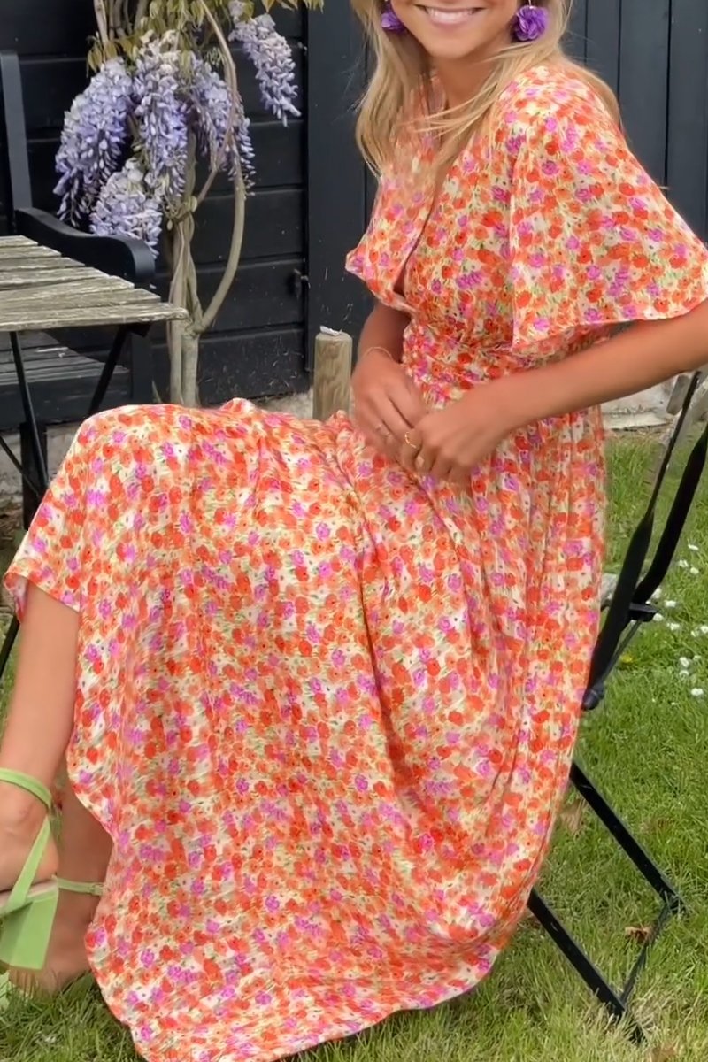 Ellery | Langes Kleid mit Blumenmuster