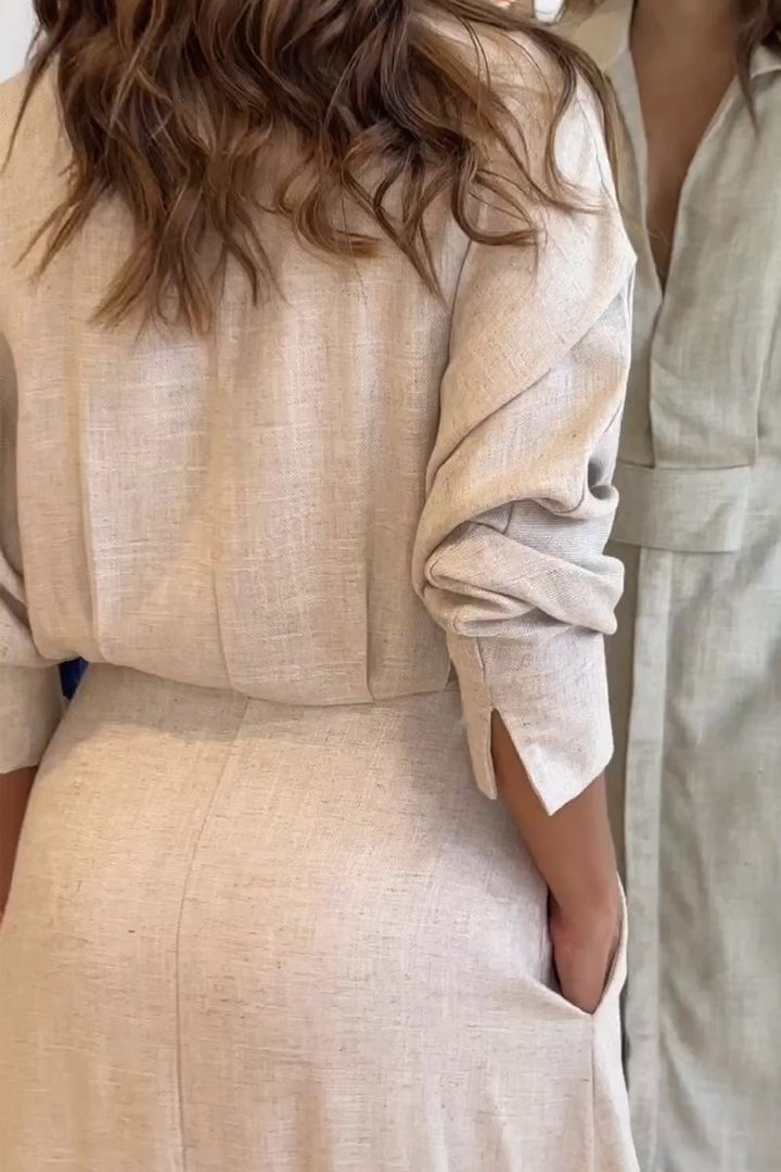 Graciela | Maxikleid mit V-Ausschnitt