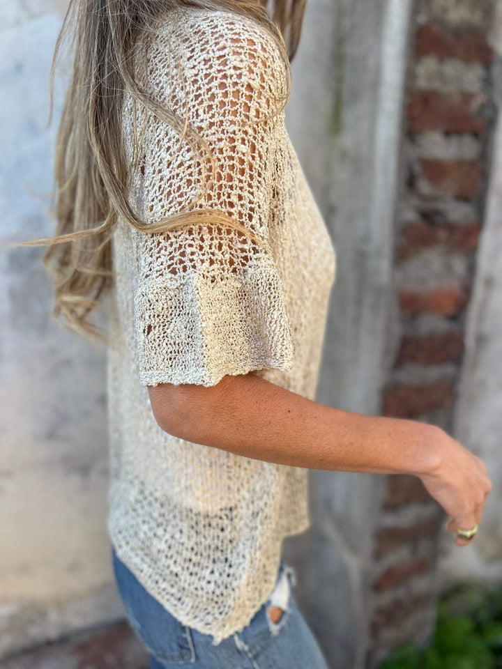 Yvon | Elegantes Texturiertes Top