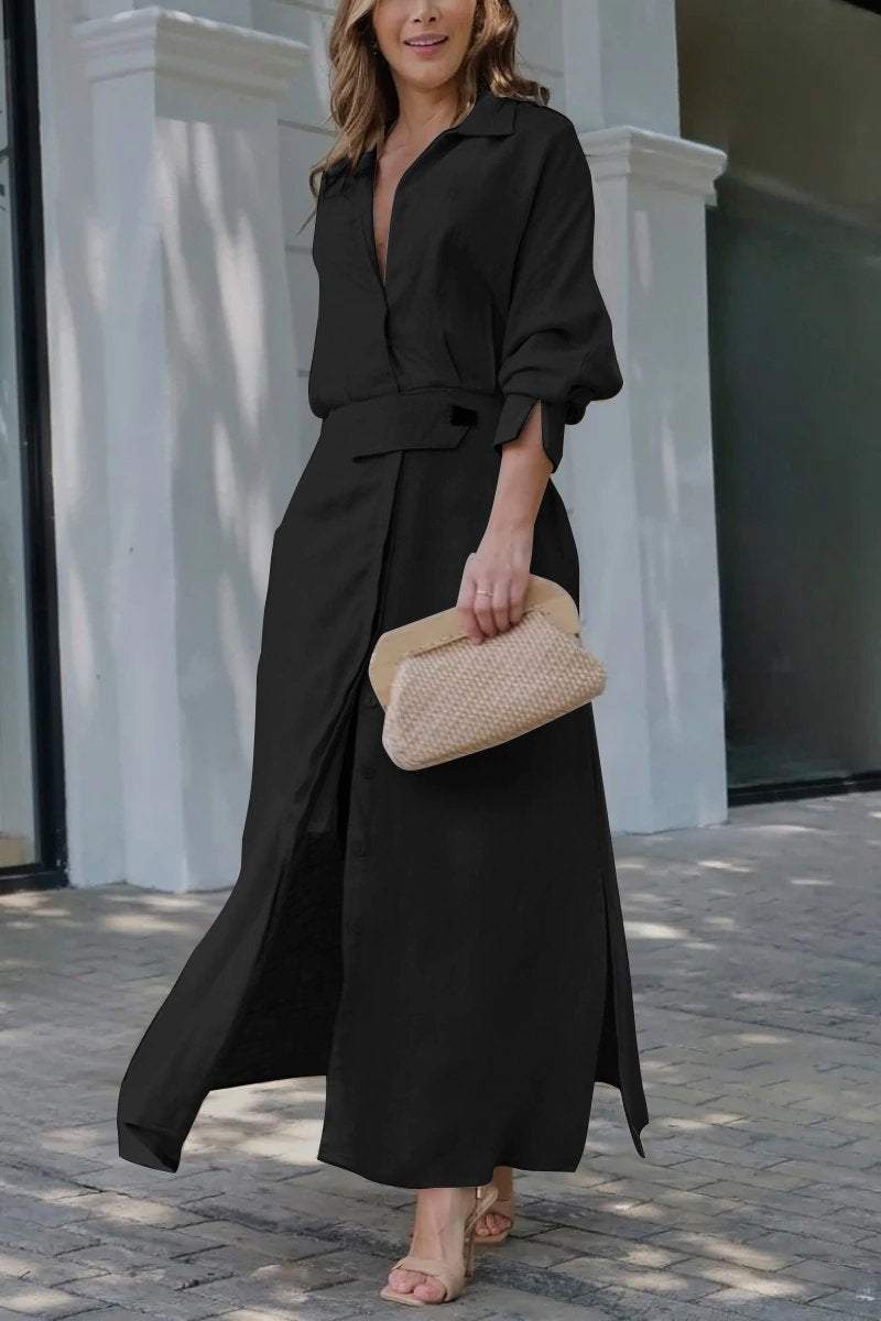 Graciela | Maxikleid mit V-Ausschnitt
