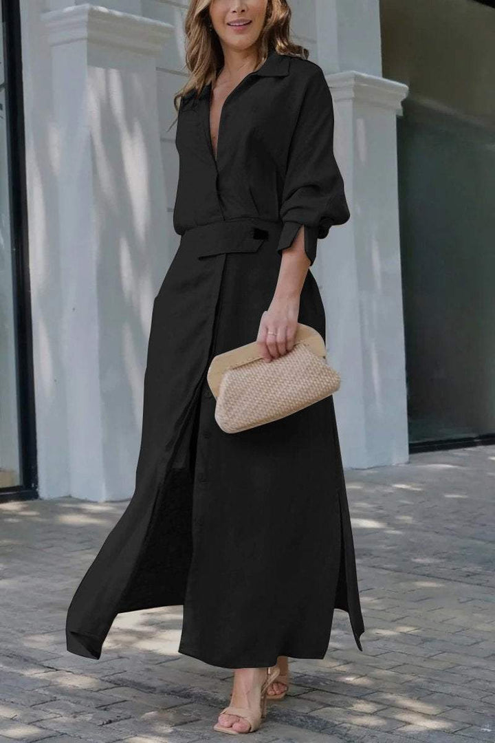 Graciela | Maxikleid mit V-Ausschnitt