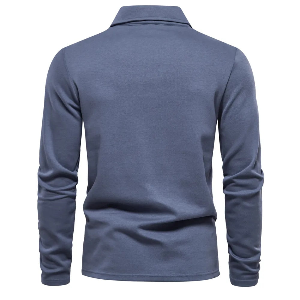 Gary | Langärmliges Poloshirt