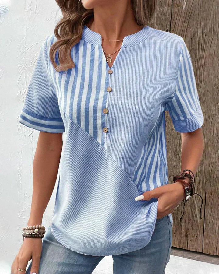 Reyna | Weiche gestreifte Bluse