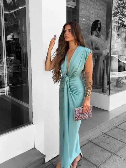 Bernadette | Elegantes Drapiertes Kleid