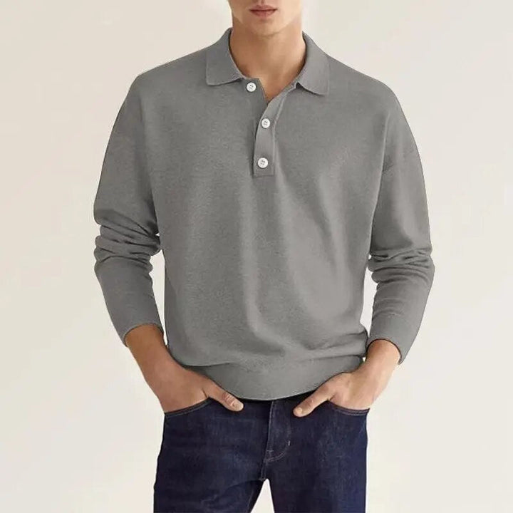Raymond | Elegantes Herren-Poloshirt mit langen Ärmeln