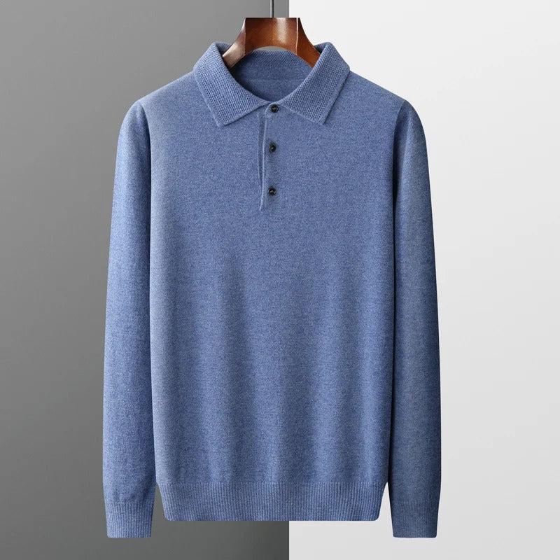 Tobias™ | Kaschmir Polo Business Pullover