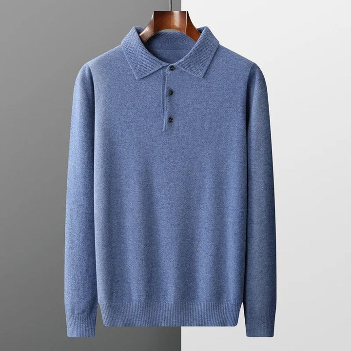 Tobias™ | Kaschmir Polo Business Pullover