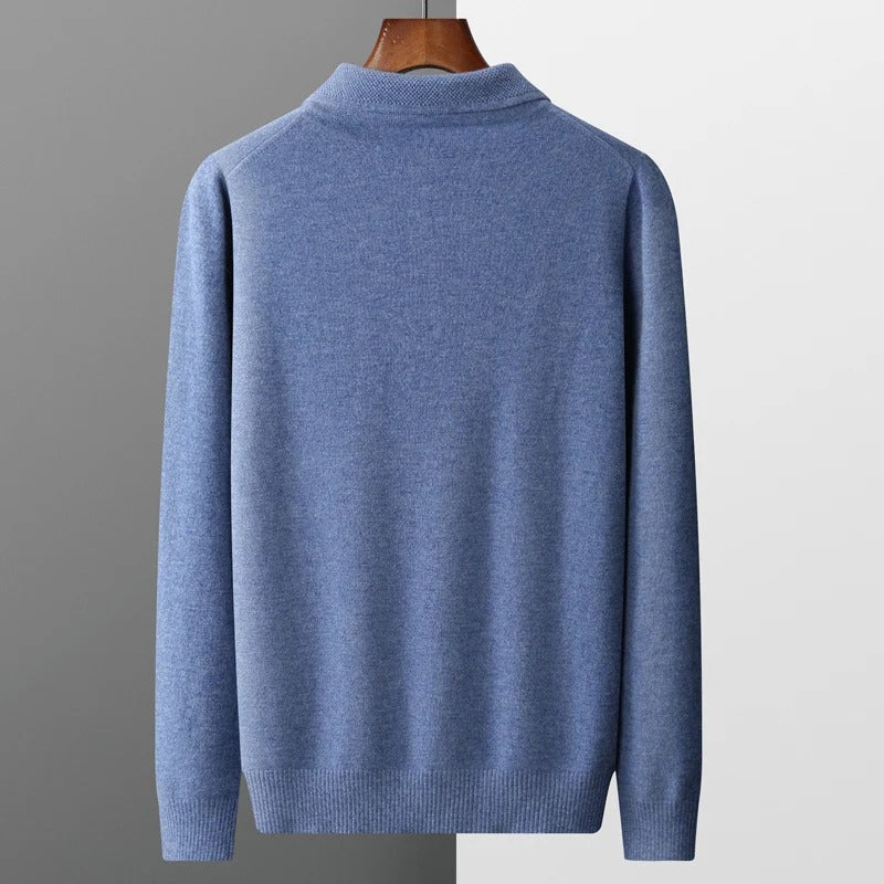 Tobias™ | Kaschmir Polo Business Pullover