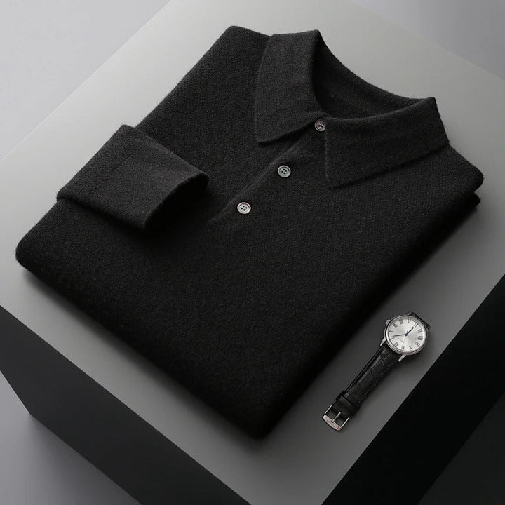 Tobias™ | Kaschmir Polo Business Pullover
