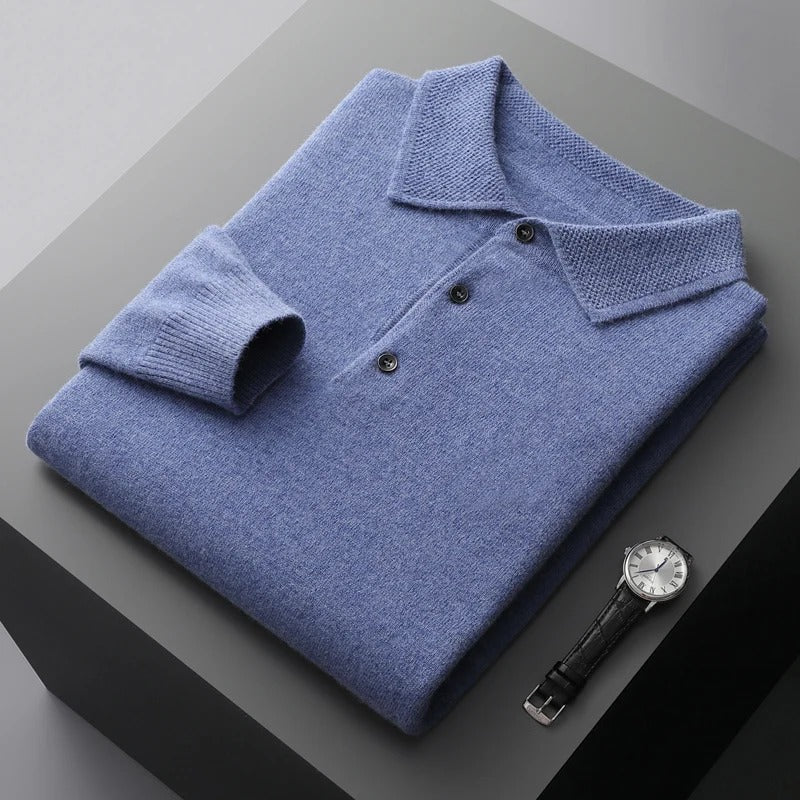 Tobias™ | Kaschmir Polo Business Pullover