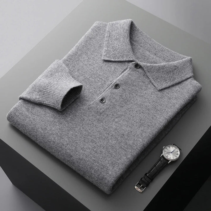 Tobias™ | Kaschmir Polo Business Pullover