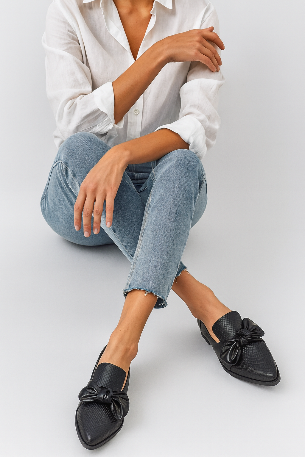 Claudia | Elegante Loafer mit femininer Schleife
