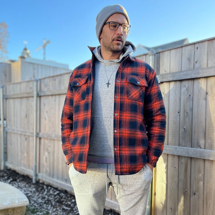 Anacleto | Stilvolle gestreifte Jacke