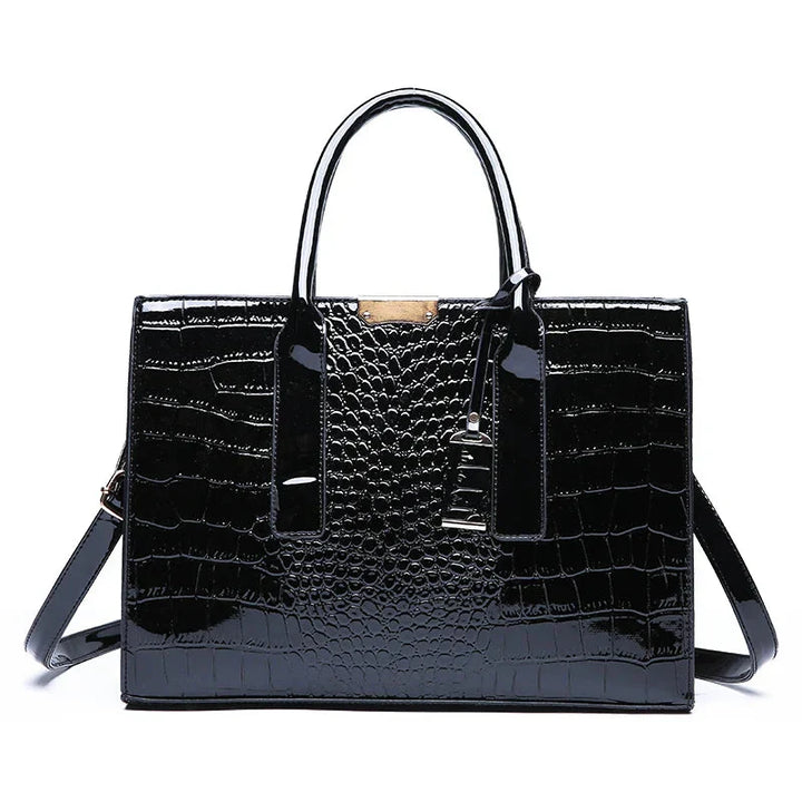 Nami | Handtasche mit Krokodilprägung